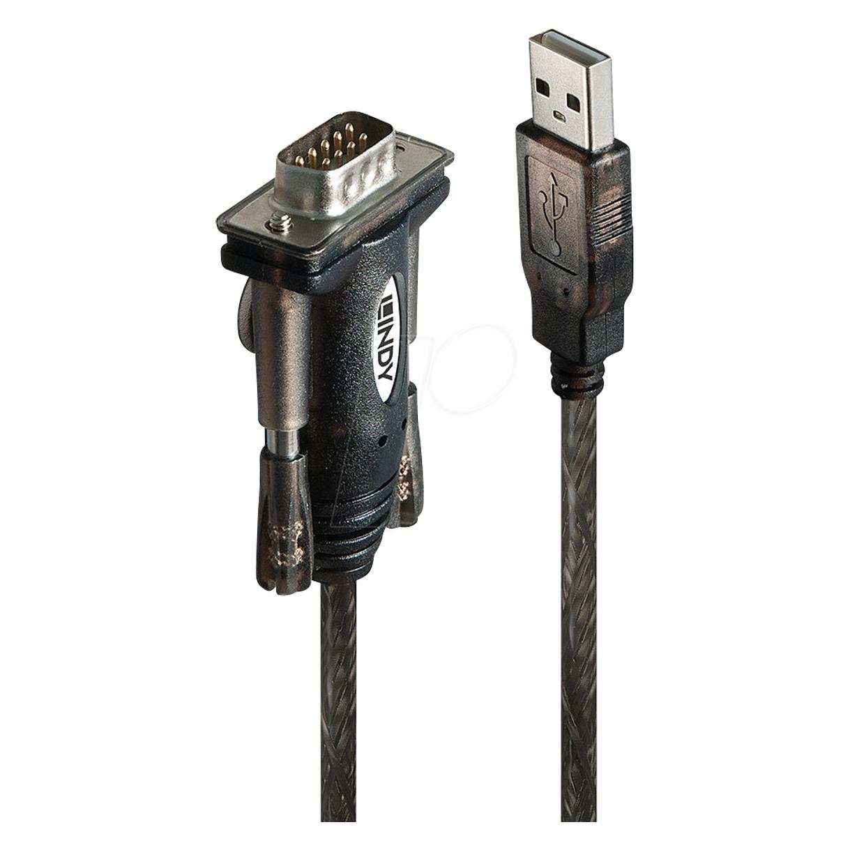 Lindy USB to Serial Converter Lite (1.50 m) (42855)