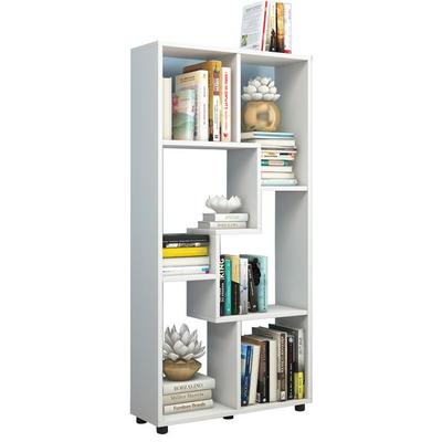 Holz Stand Regal Raumteiler Bücherregal Blina