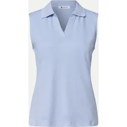 Top mit Polokragen Blau 40
