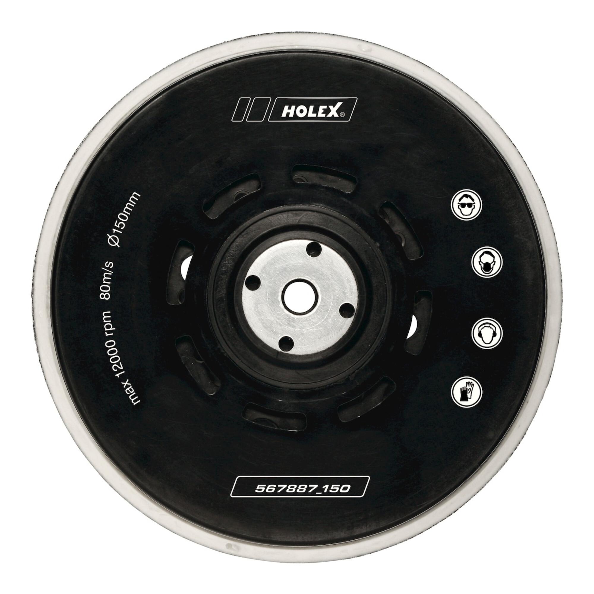 HOLEX Multiloch PU-Stützteller Aufnahme 5/16" und M8 150 mm (567887 150)