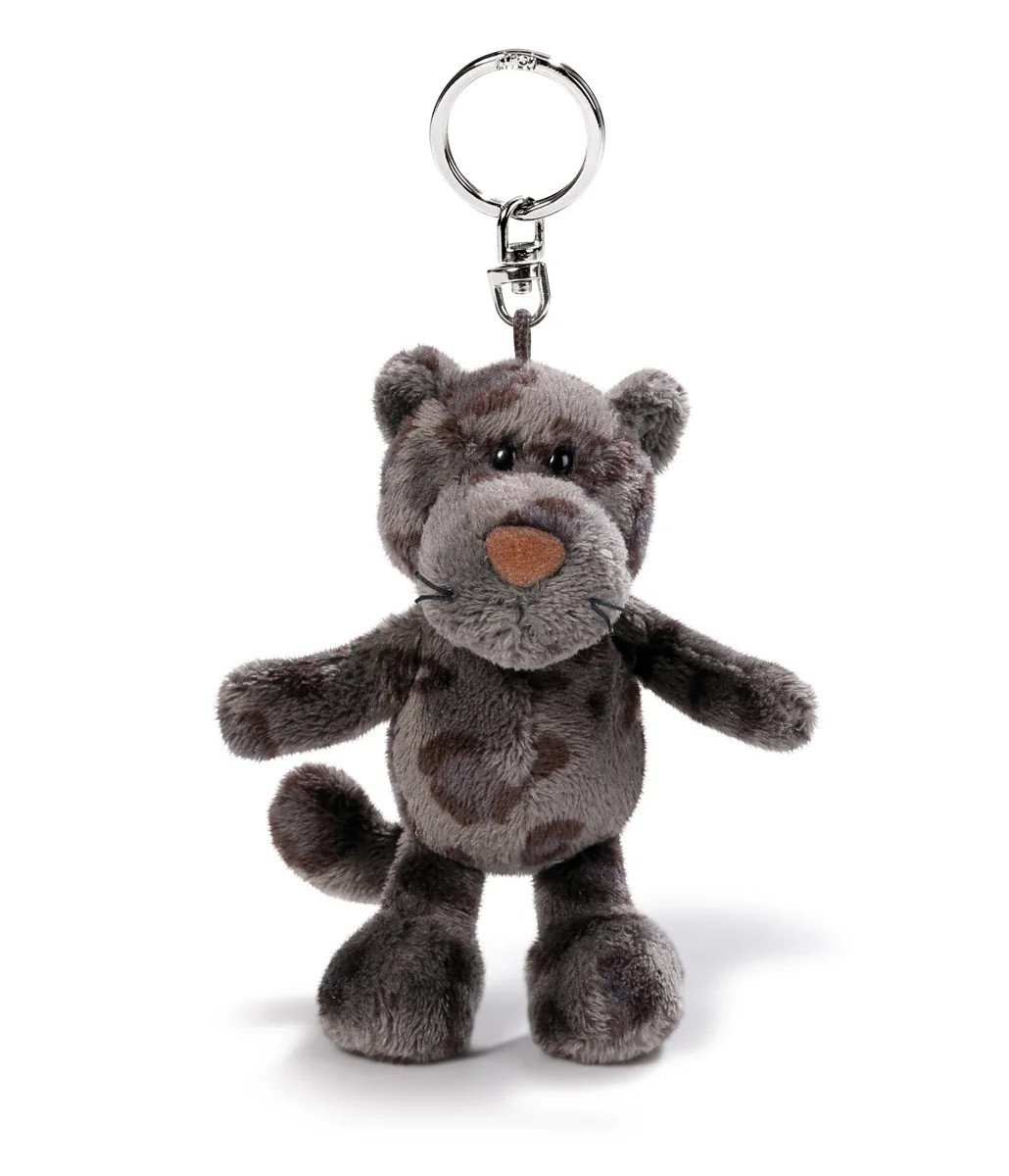 Nici Panther sleutelhanger, bruin, 10 cm