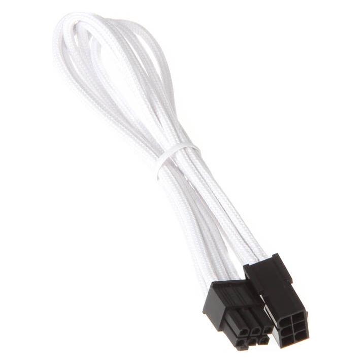 Silverstone ATX Extension 6-6(PCI-E)Pin weiss (25 cm) (PP07-IDE6W)