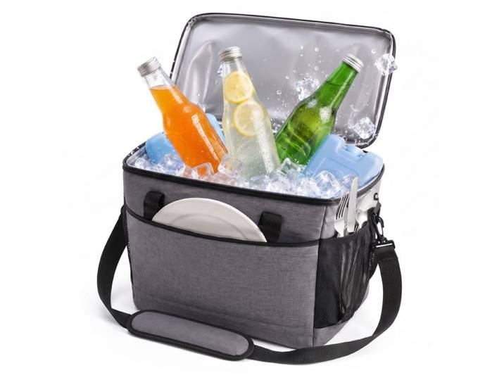 Relaxdays Kühltasche mit Tragegriffen