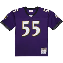 Mitchell & Ness, Herren, Sportshirt, NFL Legacy Jersey - Baltimore Ravens 2003 Terrell Suggs - L (L), Violett