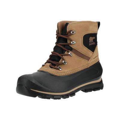 Snowboots SOREL "Sorel Stiefel Veloursleder/Textil", Damen, Gr. 44, hellbraun, Textil, Veloursleder, Schuhe Snowboots