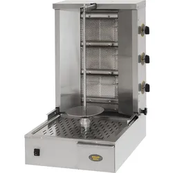 Stalgast ROLLER GRILL Gas-Gyrosgrill, Kapazität 15 kg, Abmessung 580 x 660 x 645 mm (BxTxH)