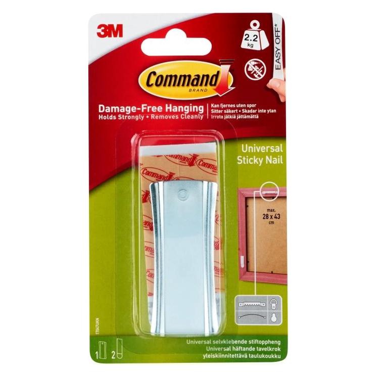 3M Command ekstra stort universal billedophaeng, metal, 1 ophaeng (7100108995)