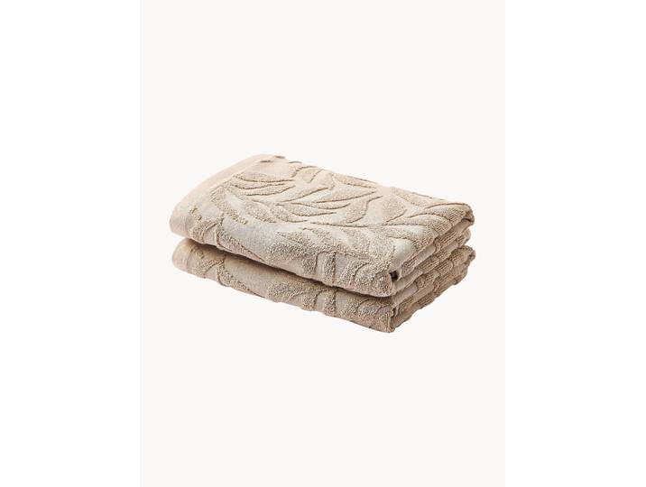 Serviette de toilette en coton Leaf, tailles variées