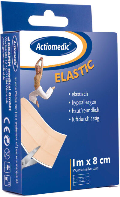 Gramm Medical Actiomedic® ELASTIC pansement compressif rapide, 1 m x 8 cm (134.520.01080)