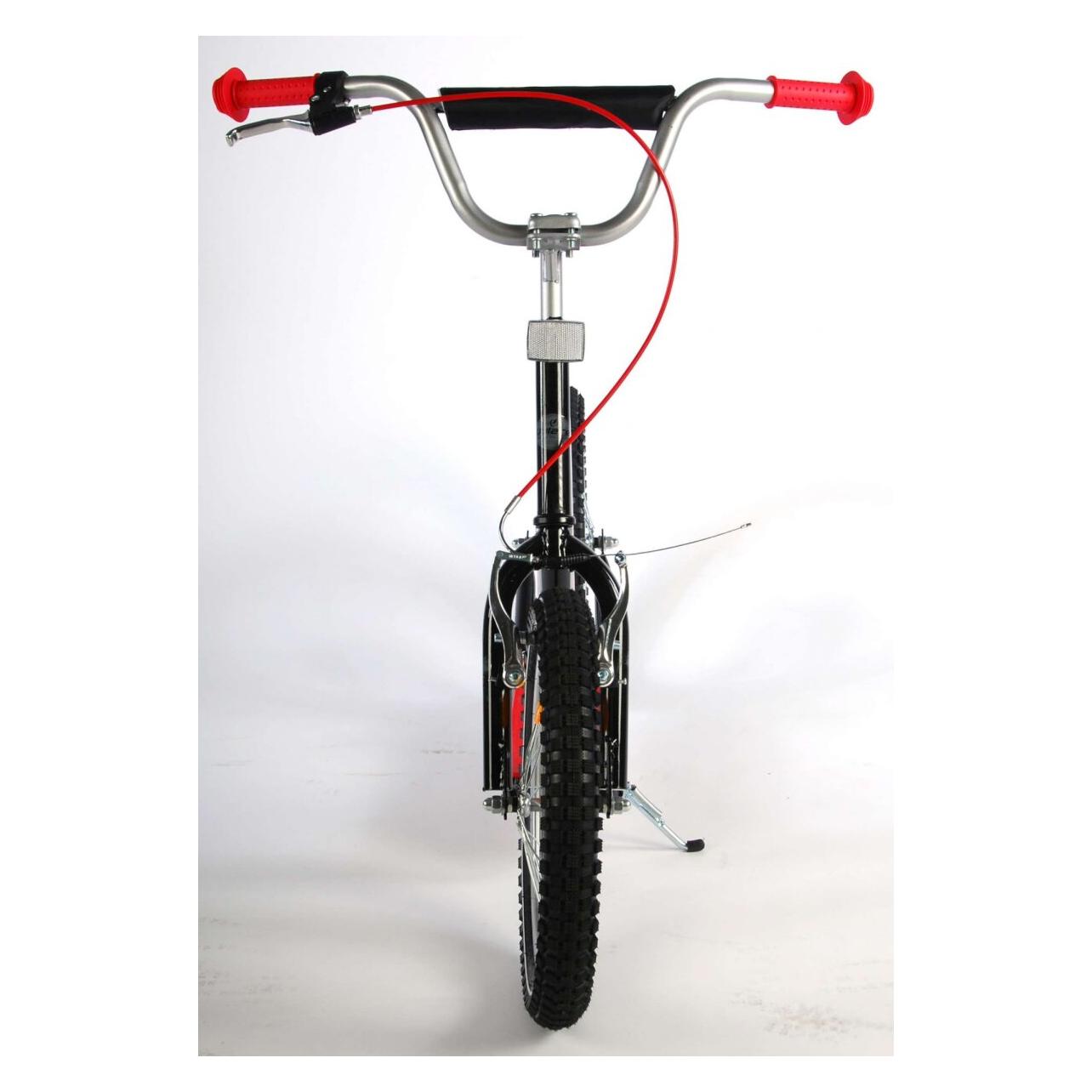 Volare Step - Jongens en Meisjes - 16 inch - Zwart/Rood (1654)