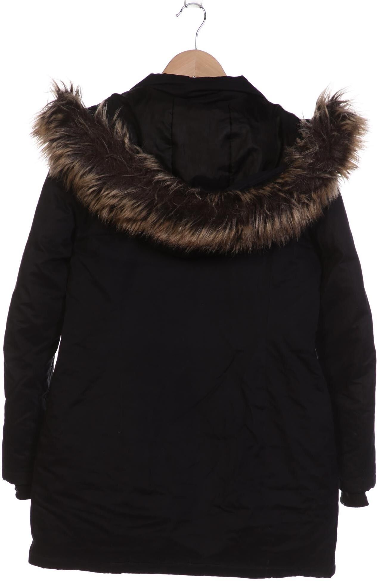 Only Damen Mantel, Schwarz, Gr. S, Synthetik / Daunen - Second Hand