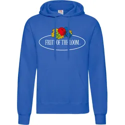 Fruit of the Loom Fruit of the Loom Kapuzenpullover mit großem Vintage-Logo, royal - Vintage-Logo groß, L