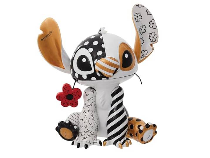 Enesco Disney by Britto Stitch Midas beeldje, groot, 18 cm veelkleurig