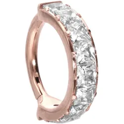 Titan Segmentring Clicker EINGEFASSTE KRISTALLE