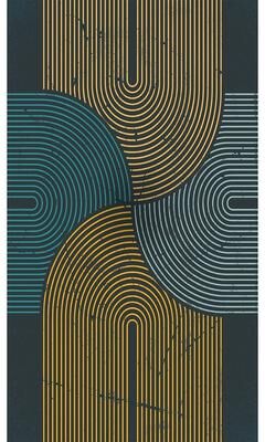 Veer Decor Mod Curves Wall Mural