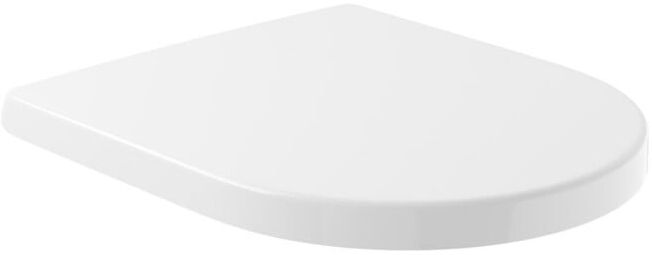 V&B; Abattant WC Newo blanc, 37,5x45,2 cm, ovale, charnières à droite ; Villeroy & Boch (8M586101)
