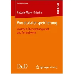 Vorratsdatenspeicherung, Fachbücher von Antonie Moser-Knierim
