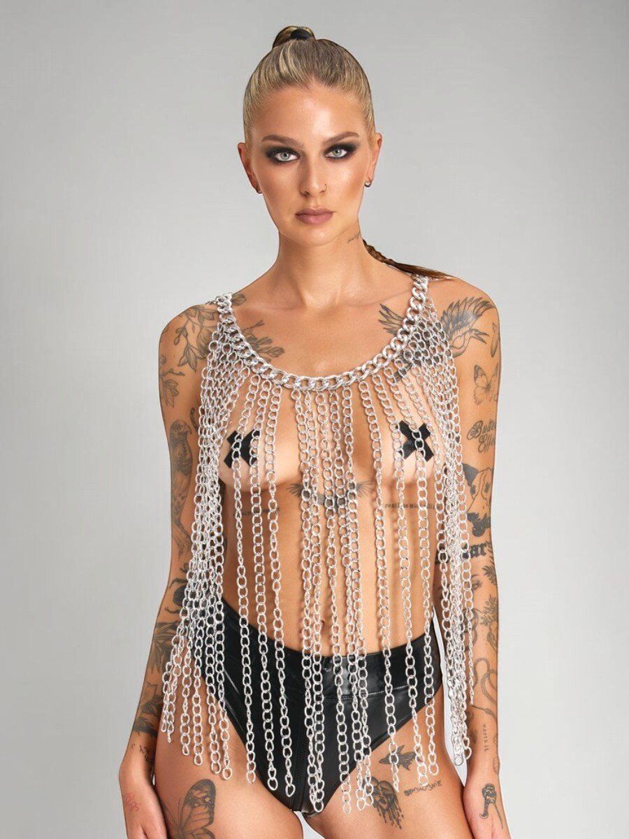 Bad kitty Collier/Jupe en Chaîne