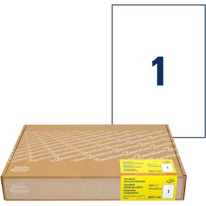 Zweckform Versandetiketten 8027-300, weiß, 210 x 297mm, 300 Blatt, 300 Stück