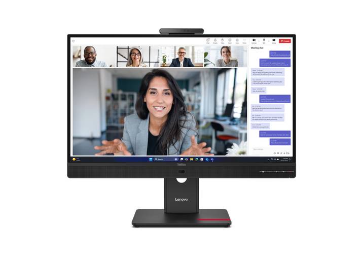 Lenovo ThinkVision T24-4v Moniteur, 60,5 cm (23.8'), 1920 x 1080 pixels, Full HD, LCD, 6 ms, Noir 64B6MAT1EU