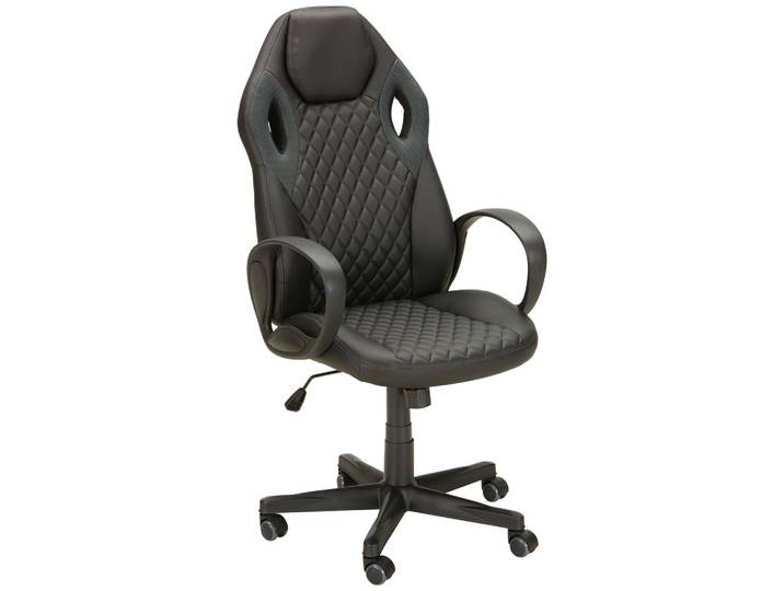 Chefsessel Erol in Grau/Schwarz