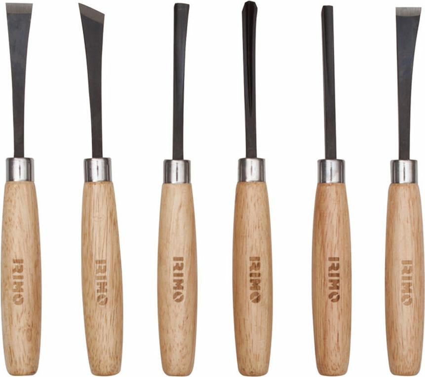 Set van zes Irimo Acero beitels