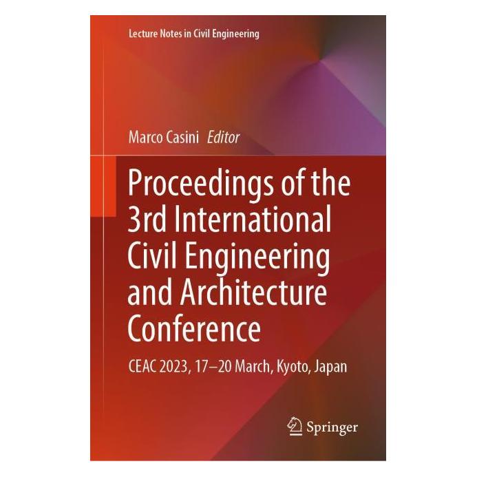 Springer Proceedings of the 3rd International Civil Engineering and Architecture Conference (Englisch, Hardcover, Marco Casini) (67714761)