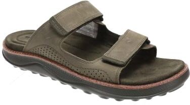 Merrell Cove Leather Slide - Mens 9 Green Sandal Medium