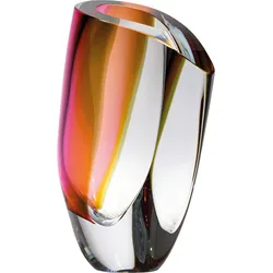 Mirage Vase 31 cm grau-rot