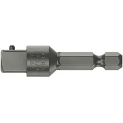 Wera 870/4 Werkzeugschäfte (Verbindungsteile) + Stift, für maschinenbetätigte Steckschlüsseleinsätze - 05050215001