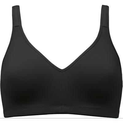 Bügelloser BH NATURANA "Elasticup", Damen, Gr. 85, Cup B/C/D, schwarz, Obermaterial: 84% Polyamid, 16% Elasthan, unifarben, Basic, bequem, BHs, vorgeformte Cups, breite Träger, ohne Bügel, bequem, basic