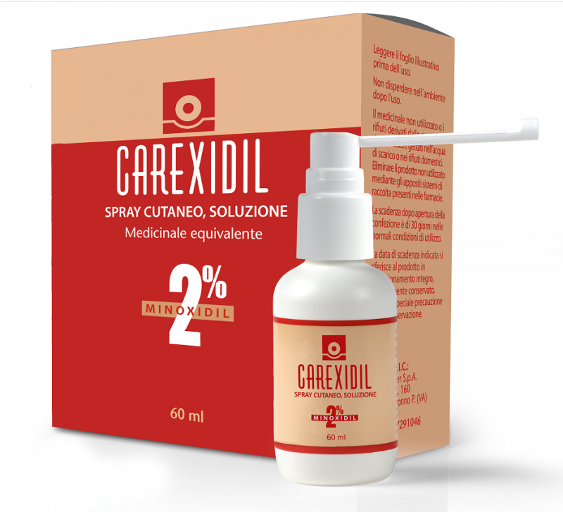 Difa Cooper Carexidil 2% Spray Cutaneo, Soluzione