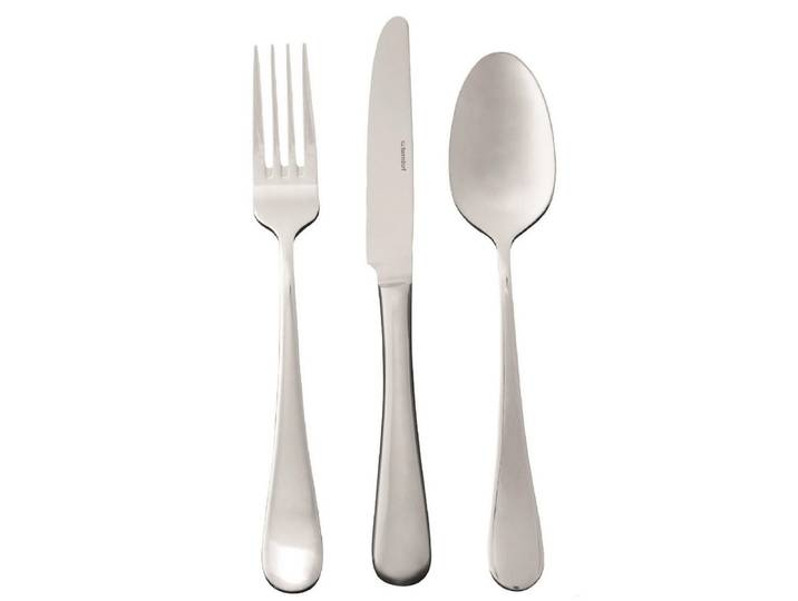 Berndorf Besteckset, Silberfarben, Chromfarben, Metall, 30-teilig, 40x5.5x40 cm, rostfrei, Besteck, Besteck-Sets