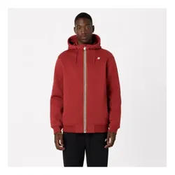 K-way für Herren. K2141DW Fleecejacke Rainer Spacer rot (S), Lässig, Polyester