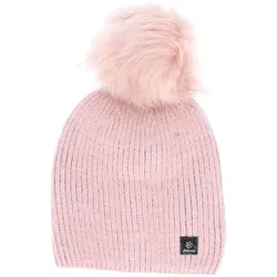 Antonio Damen Winter Strick Mütze Beanie - rose