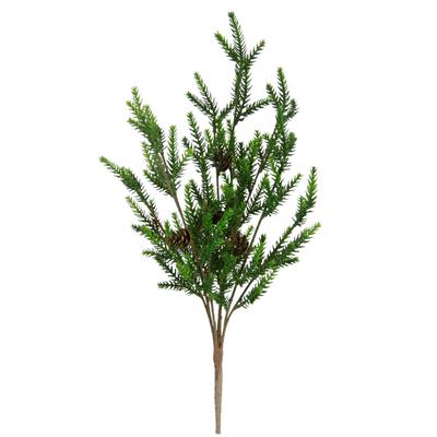 Kunstzweig I.GE.A. "Tannenbusch", grün, B:20cm H:47cm L:13cm, Kunststoff, Kunstpflanzen, Kunstzweig, Künstlicher Tannenzweig Dekozweig Weihnachtsdeko Kranz Floristik