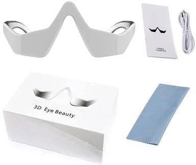 Useful Little Things 3D Red Light EMS Eye Massager Eyecare Glasses white