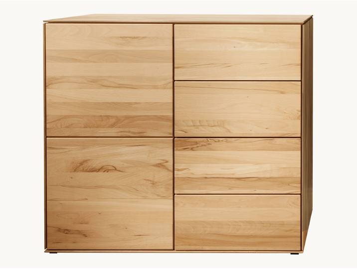 Kommode Bellavista - Variante 03 - H82xB100xT45 cm - Kernbuche