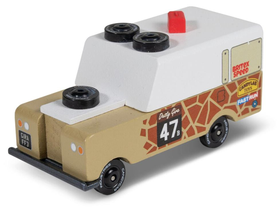 Candylab Speelgoedauto Safari Drifter Gira - Houten auto voor kinderen