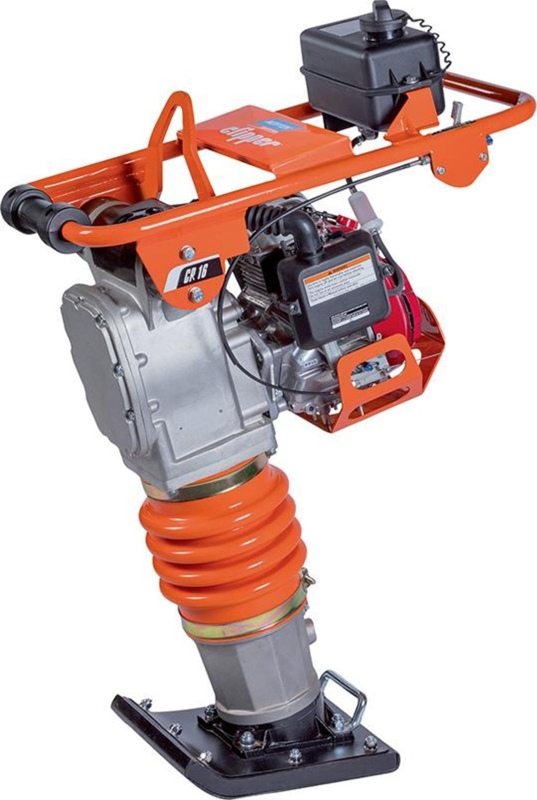 Norton Clipper benzine-aangedreven trilplaat CR 16 met Honda GX120 motor, 70 kg