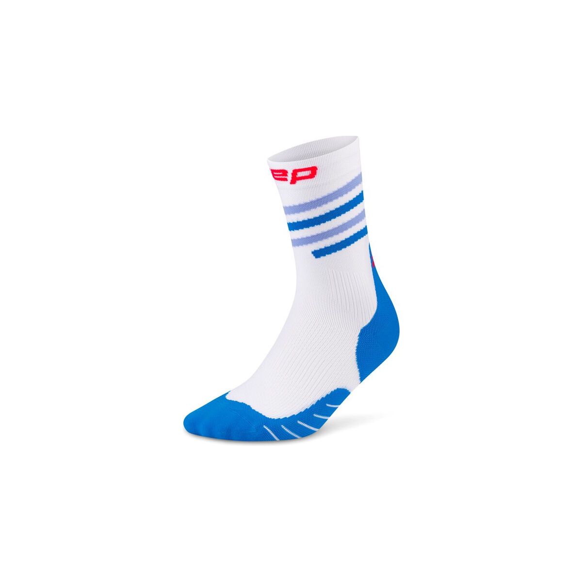 CEP Run edt. Spiral Socks, Mid Cut, Women white/blue&pink (944) II WPEC1M2