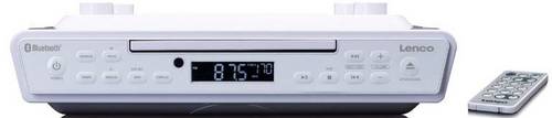 Lenco KCR-150WH Küchenradio UKW Bluetooth, CD Weiß