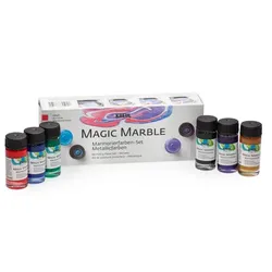 Kreul Marmorierfarben "Metallic" 6x 20 ml