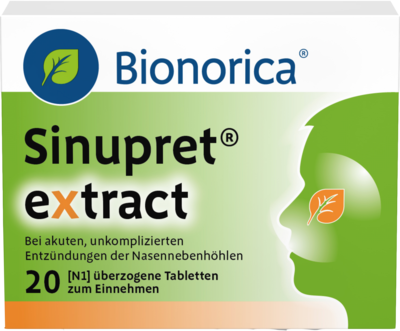 Bionorica SE SINUPRET extract überzogene Tabletten 20 St 09285530