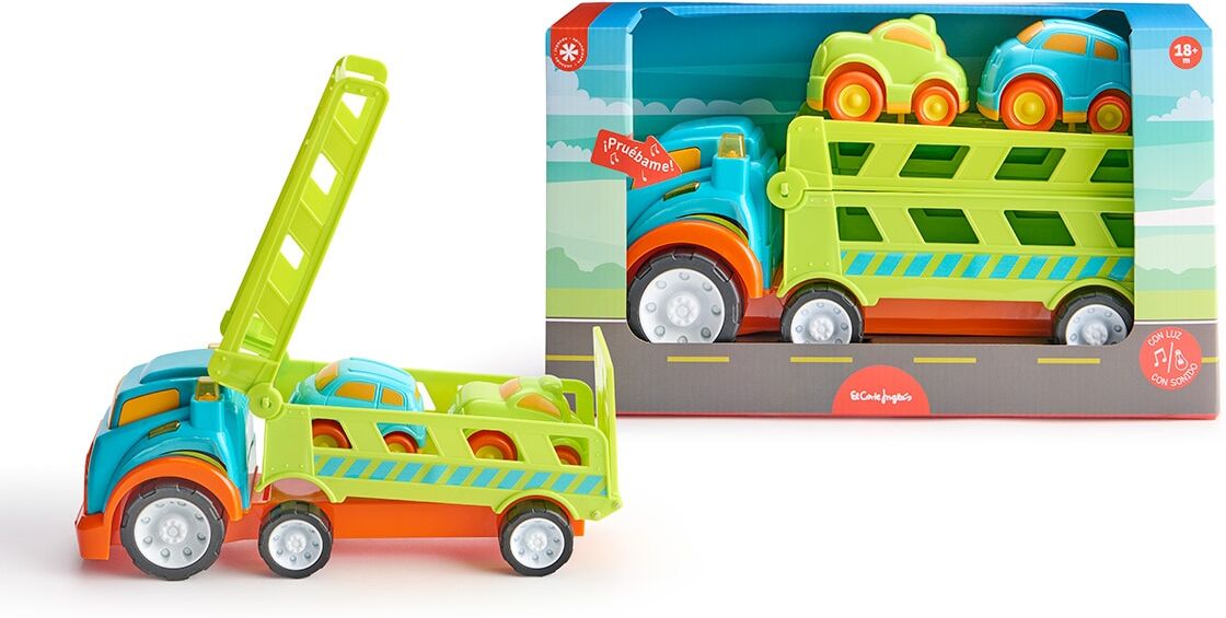 El Corte Inglés Camión transportador con coches .