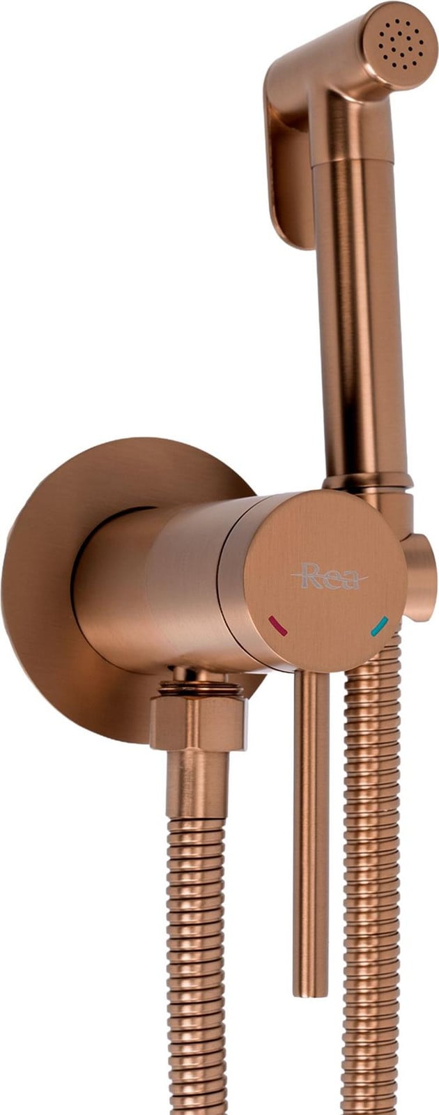 Rea Inbouw Bidetmengkraan Foss Clif Brush Copper