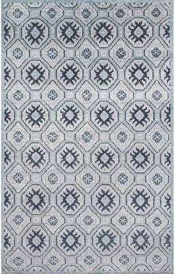 Momeni Nova Hand Knotted Viscose Contemporary Geometric Area Rug