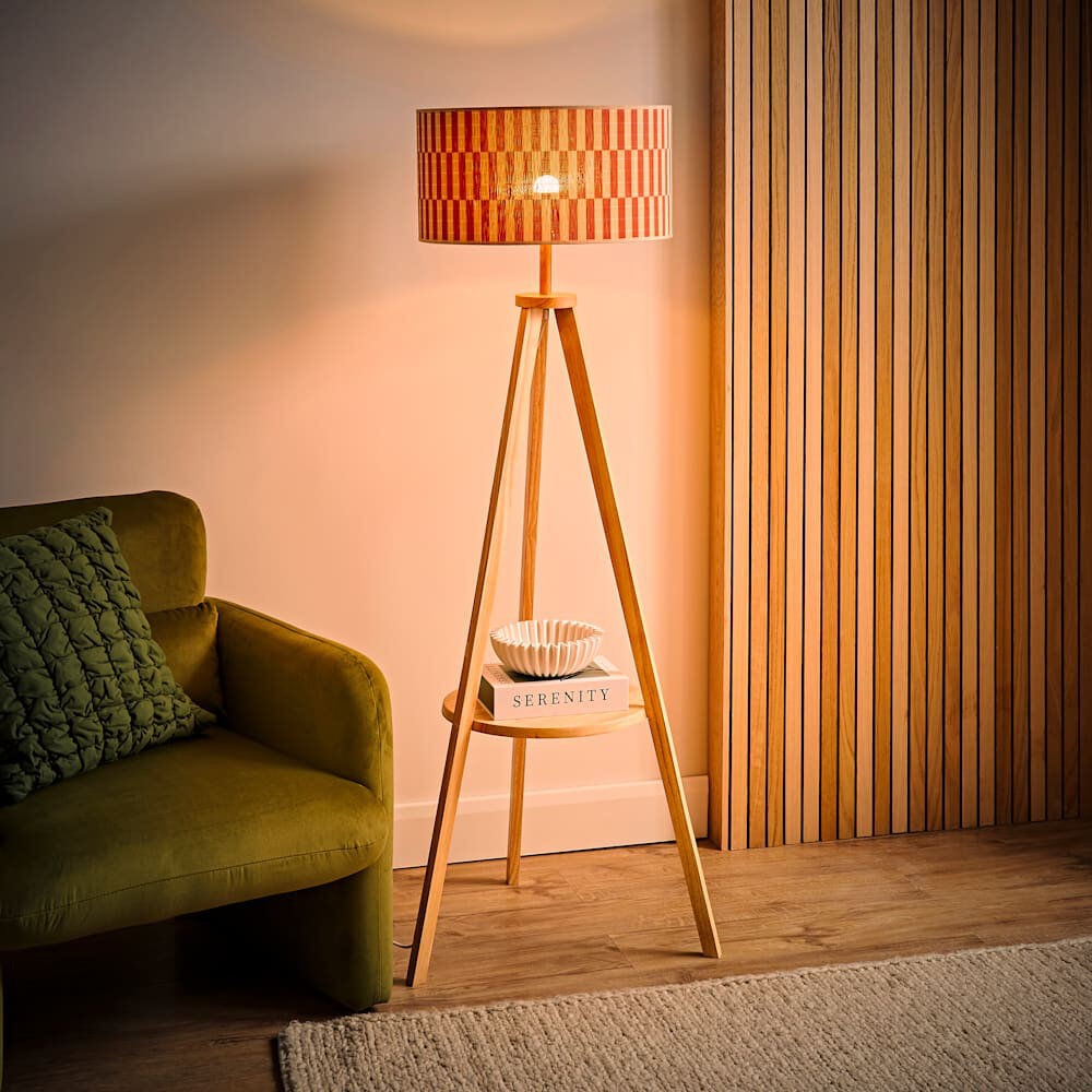 Fjørde & Co Matte Tripod Floor Lamp 149.5cm H X 50cm W X 50cm D