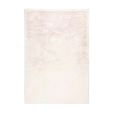 Hochflor-Teppich KAYOOM "Boundless 225", weiß, B:80cm H:40mm L:150cm, Polyester, Teppiche, Hochflor, Modernes Muster, Fußbodenheizungsgeeignet, Wohnzimmer