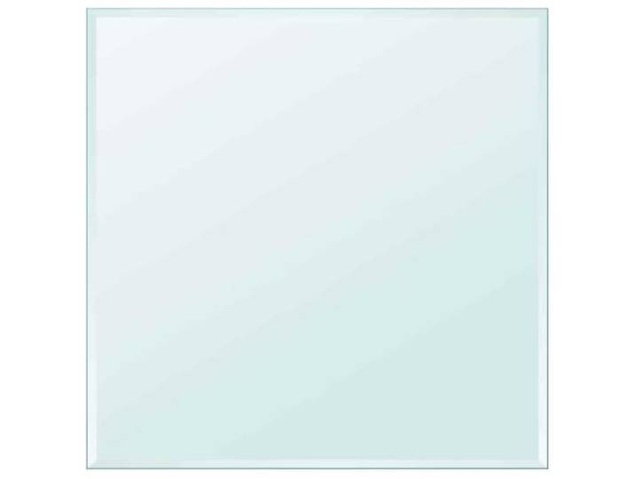 HEFZGDB Tischplatte aus gehärtetem Glas quadratisch 700x700 mm für Esstische und Couchtische, strapazierfähige Glasplatte mit klarem Design für Wohnzimmer und Garten, Kratzfeste